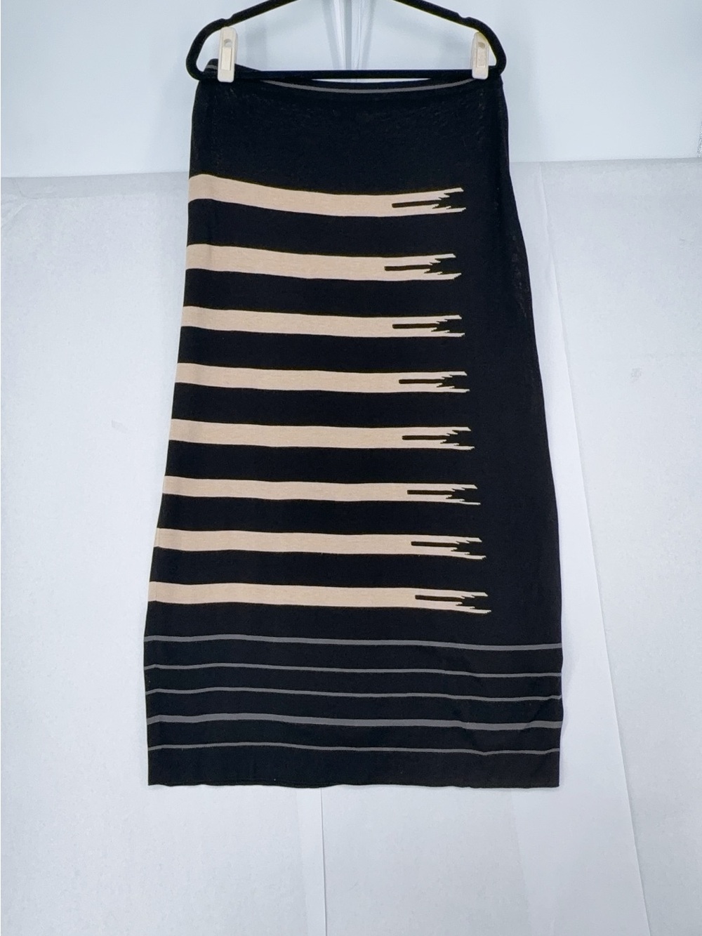 Peruvian Connection Pima Cotton Maxi Skirt Women's Size xl  Black - Picture 5 of 11
